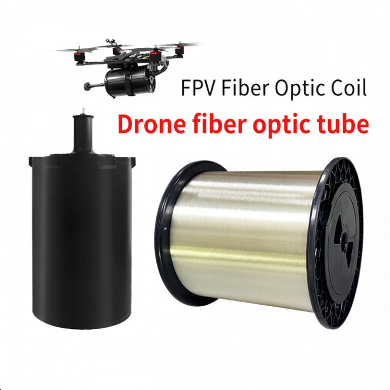 FPV Drone UAV Fiber Optic or Fiber Optic Spool-Fed Drones